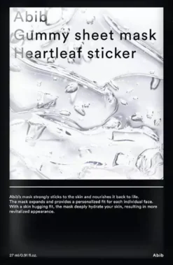 AbibHeartleaf Gummy Sheet Mask Heartleaf Sticker 10-Pack 27 g