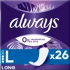 Always Daily Protect Long Panty Liners 0% Fragrances & Dye