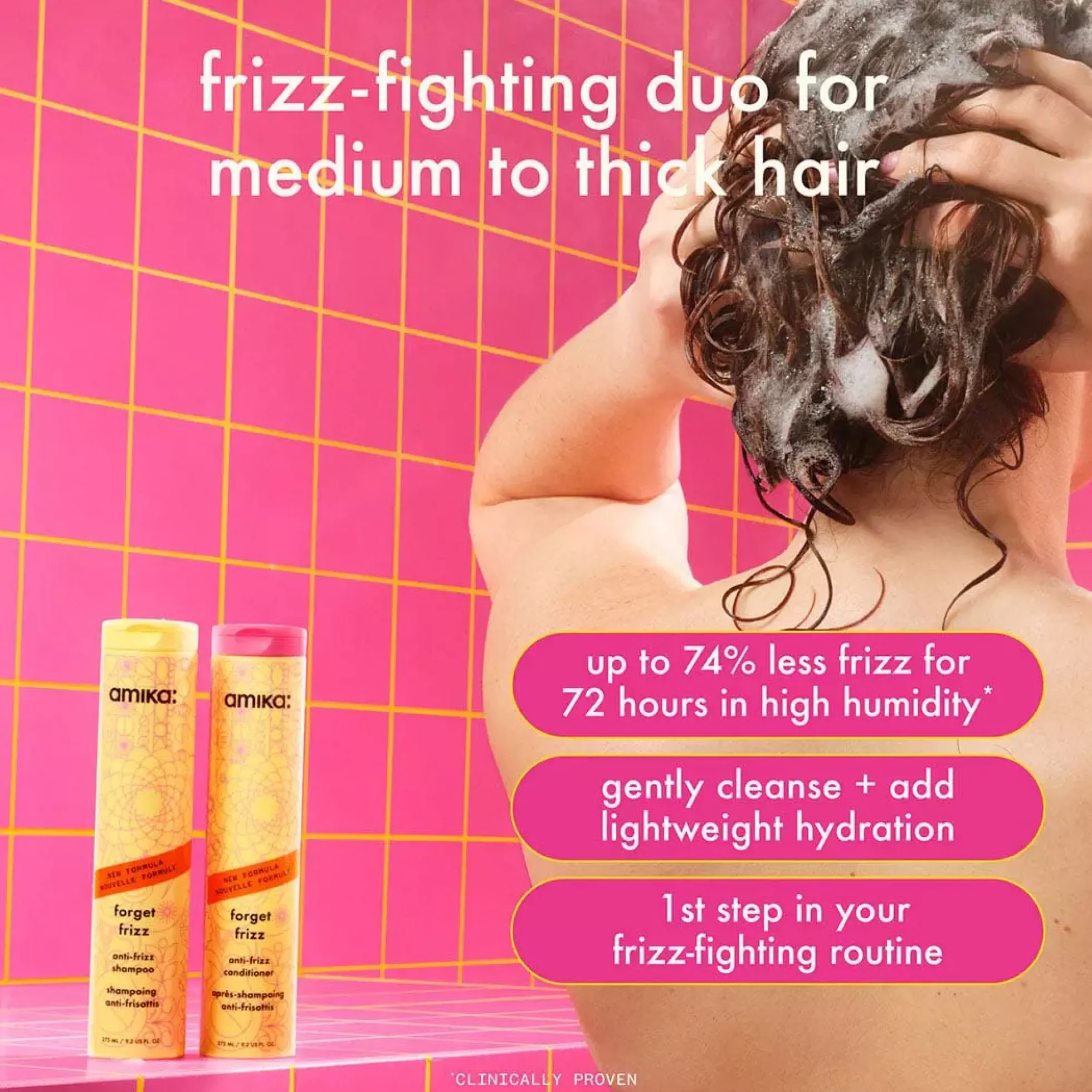 Amika Forget Frizz Anti-Frizz Conditioner 275 ml