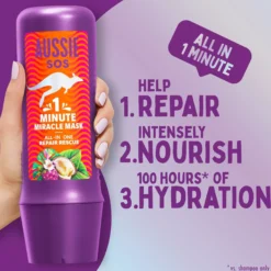 Aussie SOS 1 Minute Miracle All In One Repair Rescue Mask 250 ml