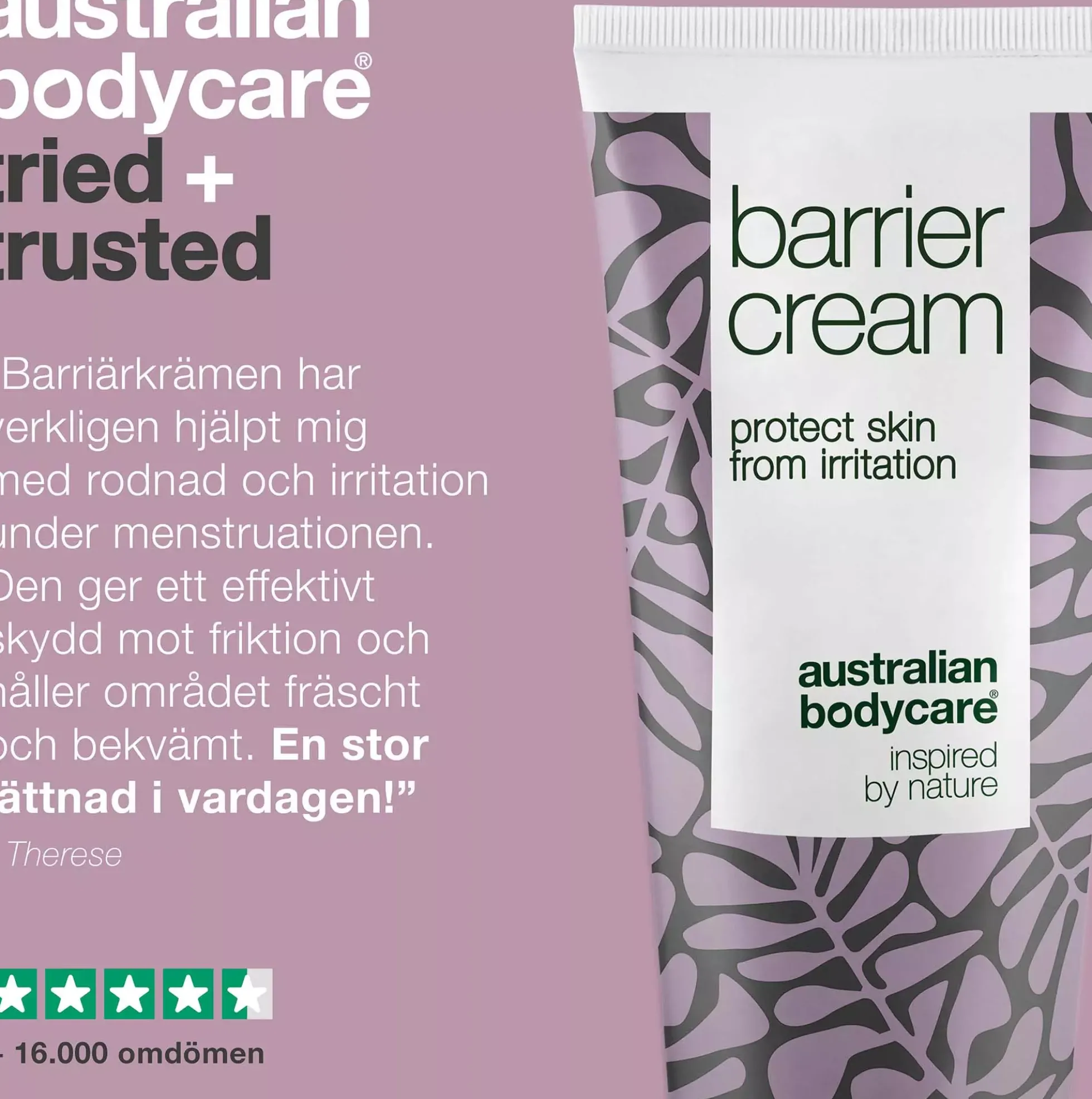 Australian Bodycare Barrier Cream protect skin from irritations 100 ml