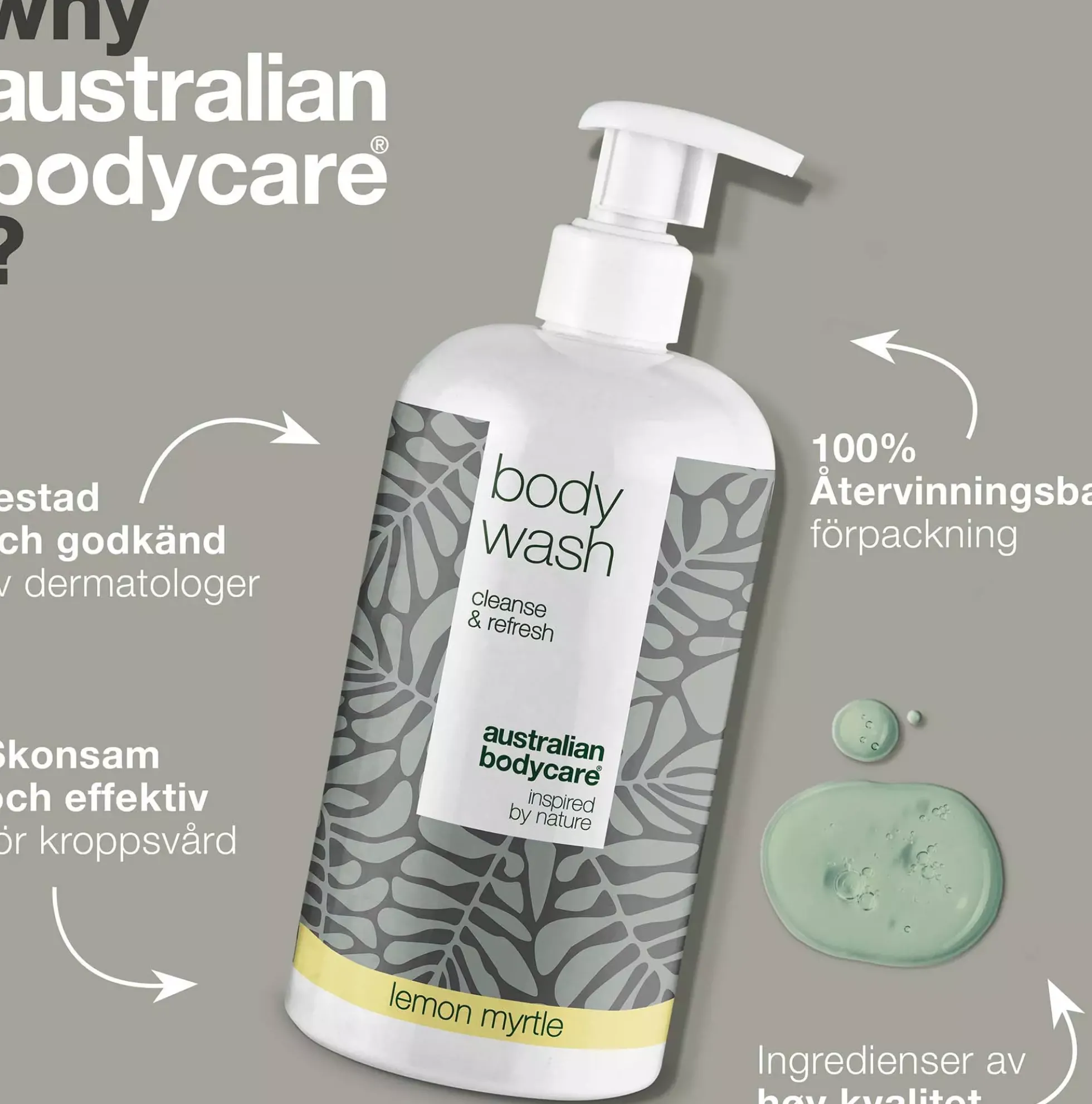 Australian Bodycare Body Wash Lemon Myrtle 500 ml