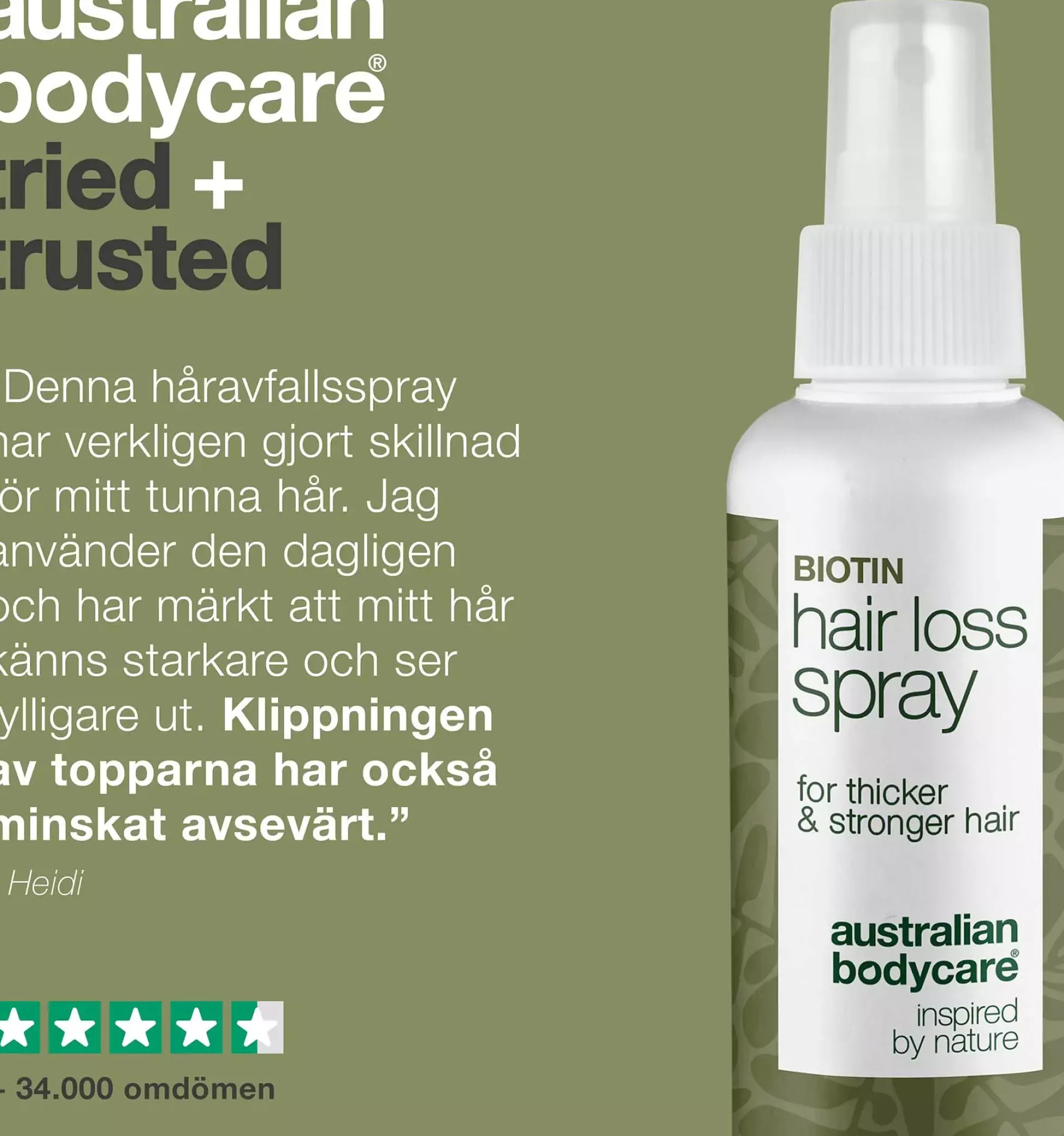 Australian Bodycare Hair Loss Spray 150 ml