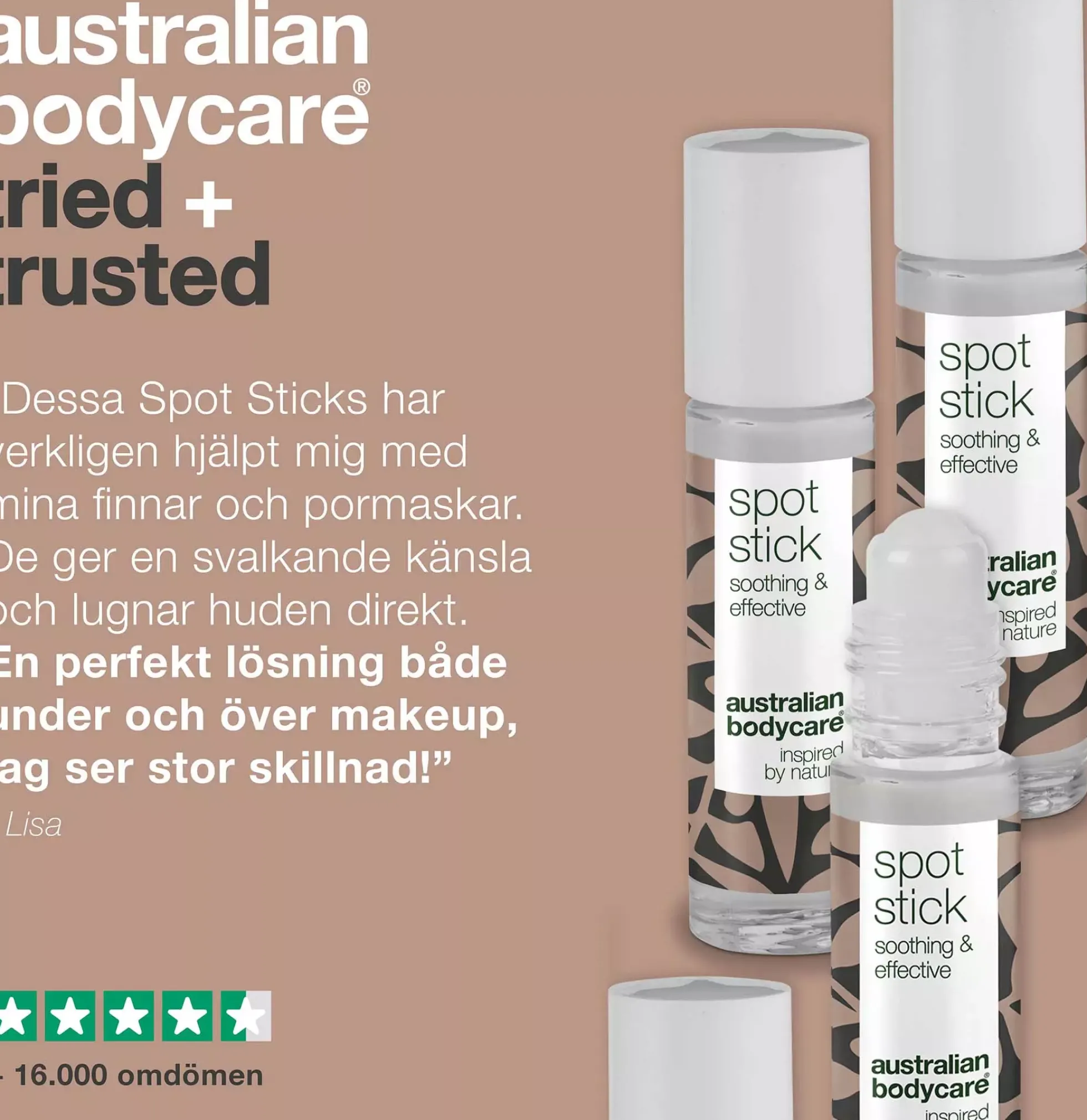 Australian Bodycare 3 pack spot stick