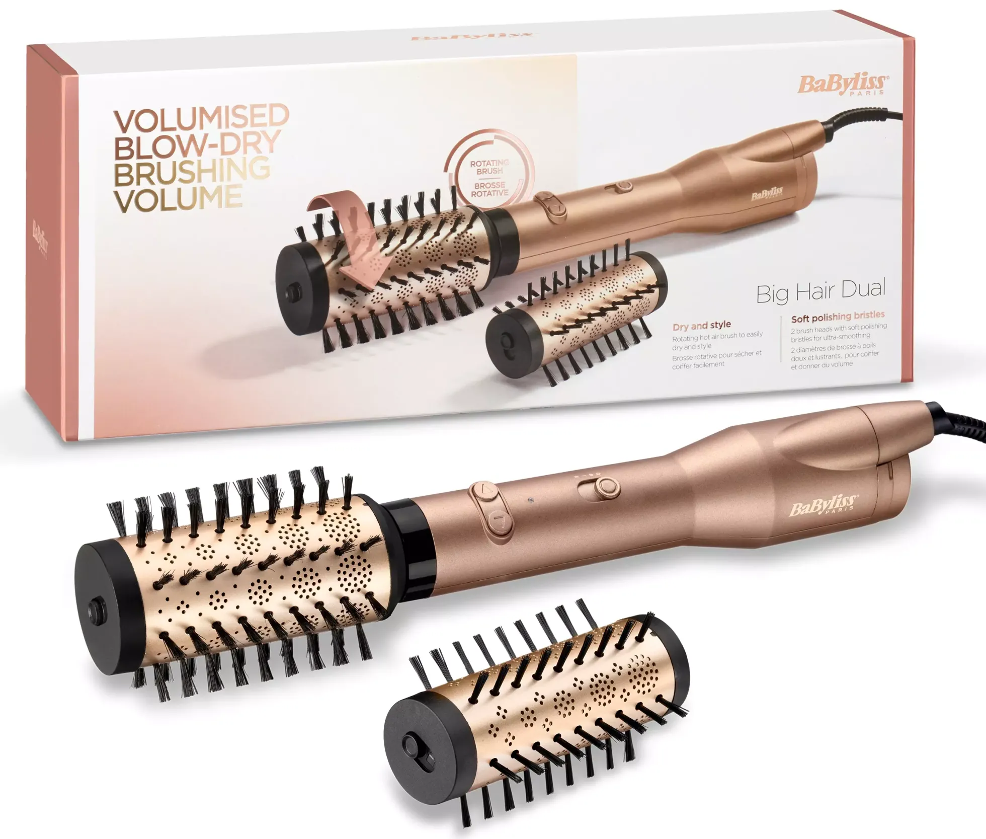 BaByliss Big Hair Dual - Gold Edition