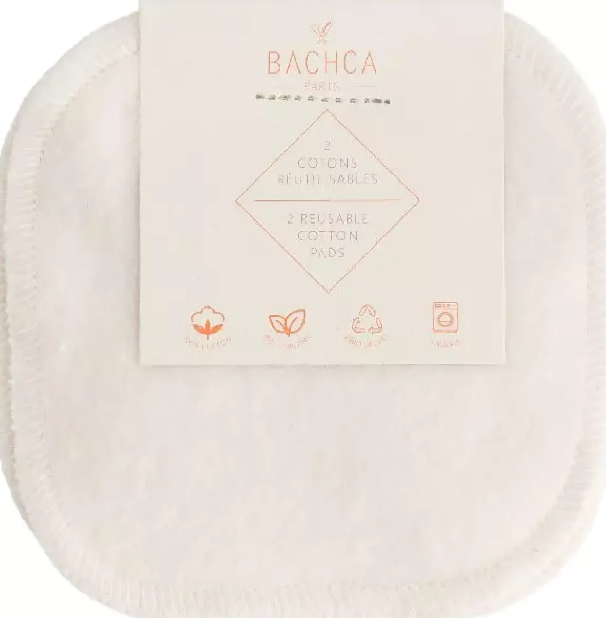 BACHCA 2 reusable makeup remover pads