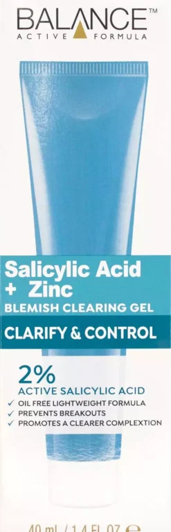 Balance Active Formula 2% Salicylic Acid & Zinc Blemish Clearing Gel 40 ml