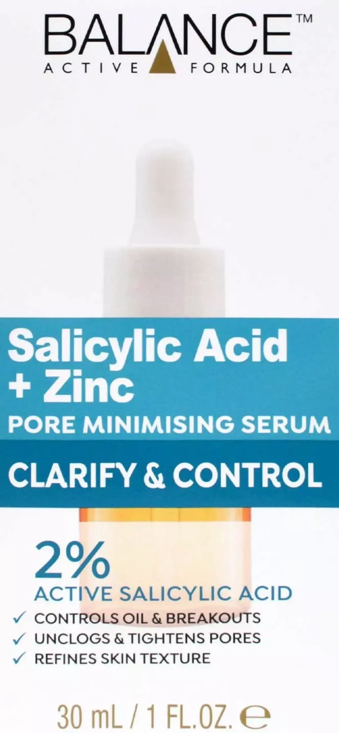 Balance Active Formula Salicylic Acid + Zinc Pore Minimising Serum 30 ml