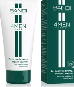 Bandi 4MEN Care Face, hair and beard cleansing gel 150 ml