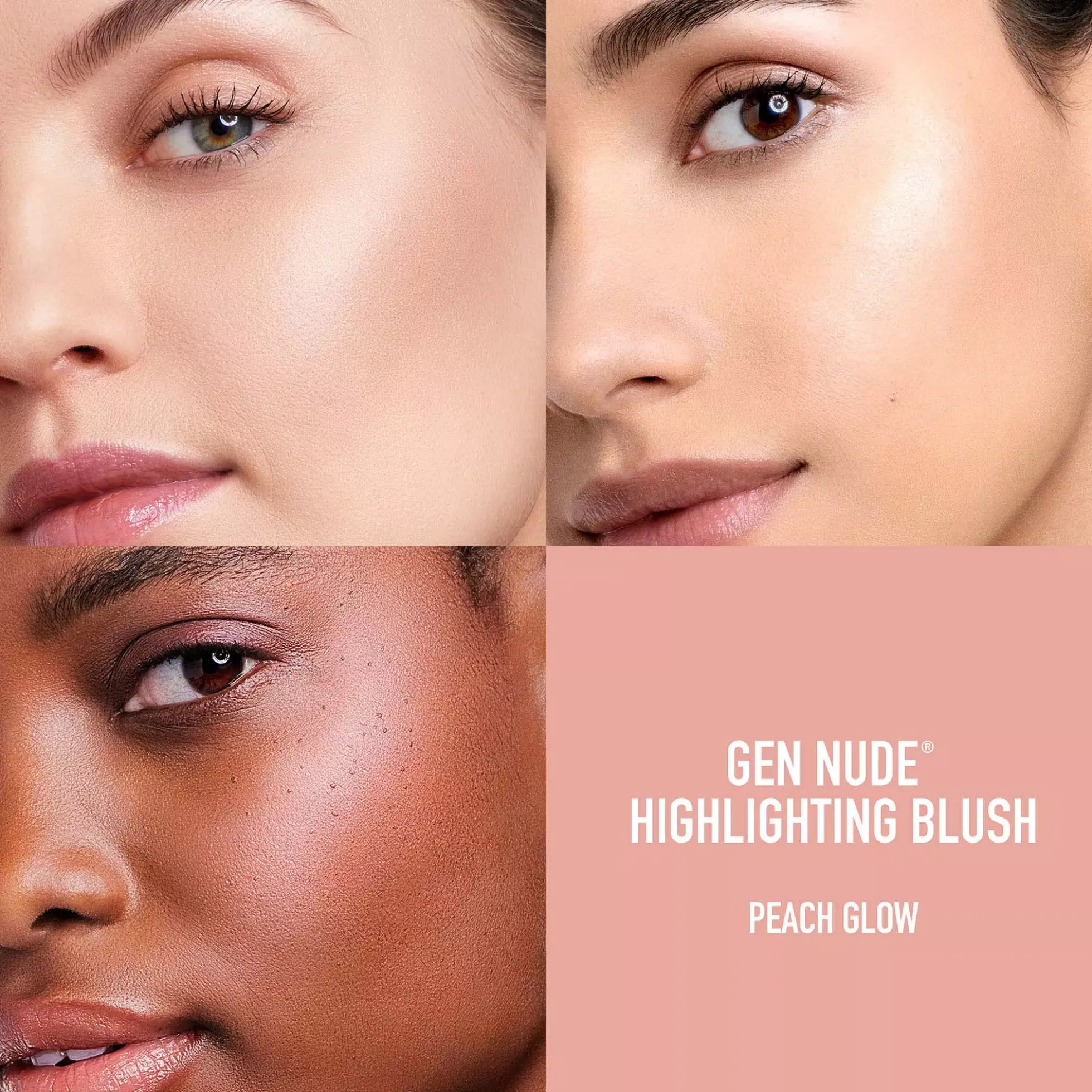 bareMineralsGEN NUDE Highlighting Blush Peach Glow 03