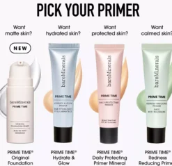 bareMineralsPRIME TIME Face Primer Original Pore-Minimizing 30 ml