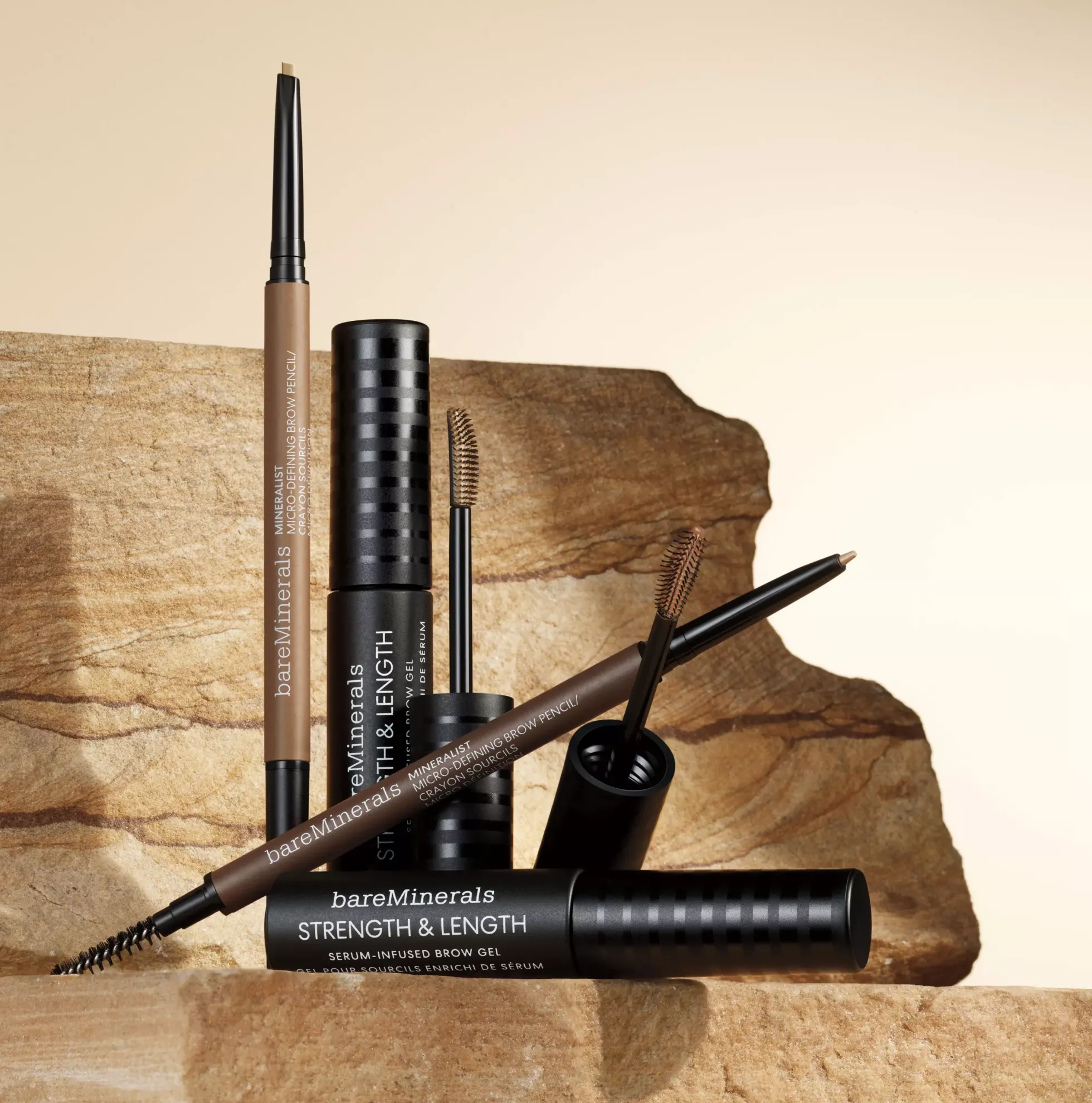 bareMineralsSTRENGTH & LENGTH Eyebrow Gel Taupe