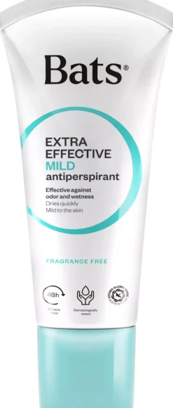 Bats Extra Effective Mild Antiperspirant Unperfumed 60 ml