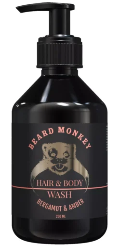 Beard Monkey Hair & body Bergamot & Amber 250 ml