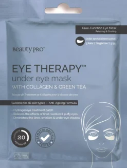 Beauty PRO Eye Therapy Under Eye Mask With Collagen & Green Tea