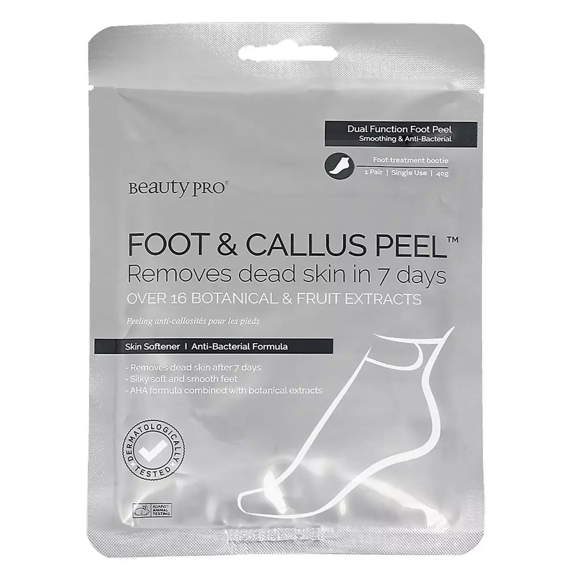 Beauty PRO Foot & Callus Peel Removes Dead Skin In 7 Days Over 17 Botanical & Fruit Extracts