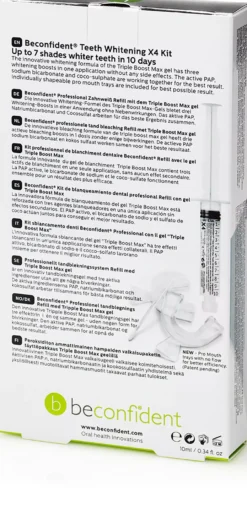 Beconfident Teeth Whitening X4 Kit 10 ml