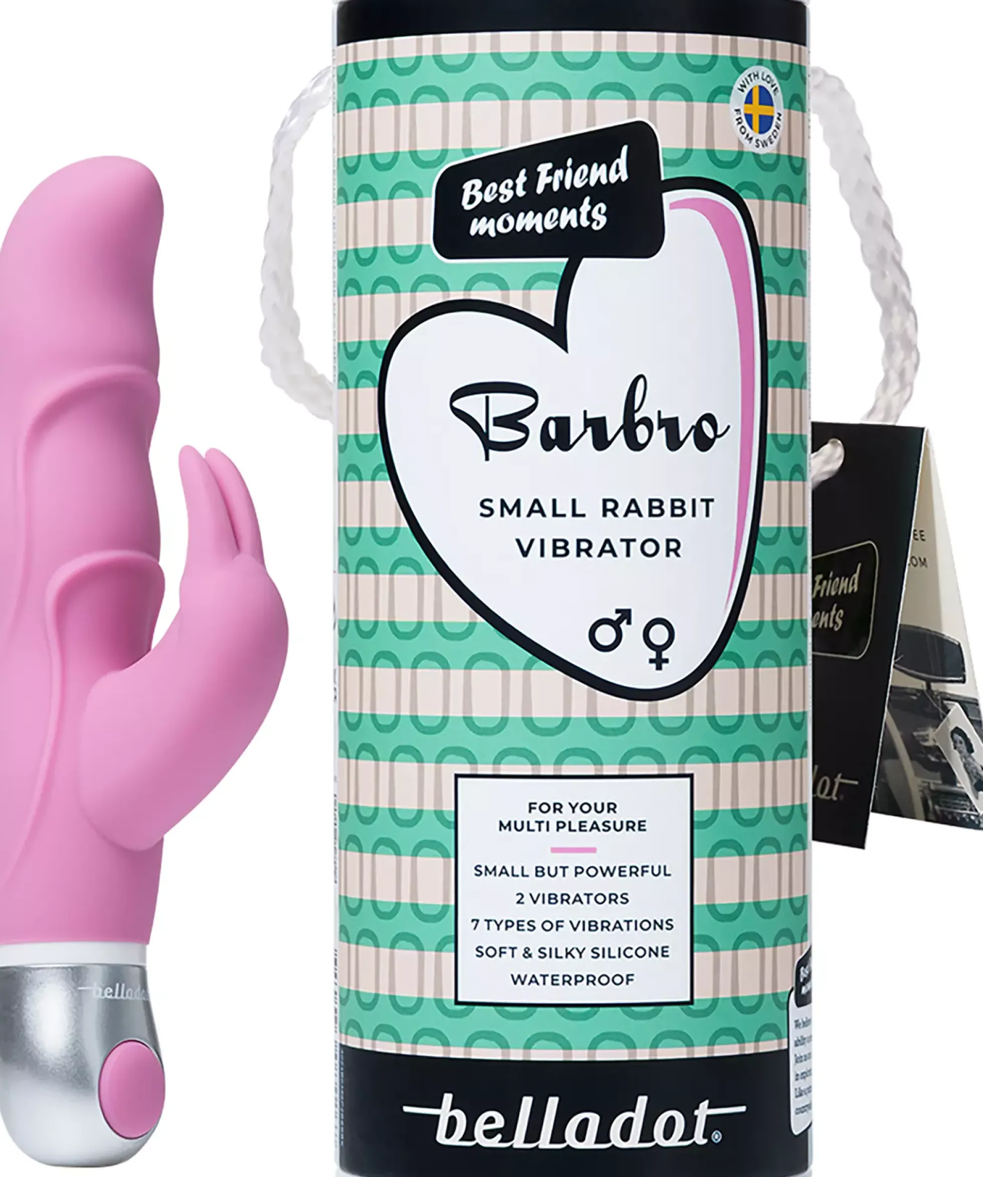 Belladot Barbro Small Rabbit Vibrator Pink