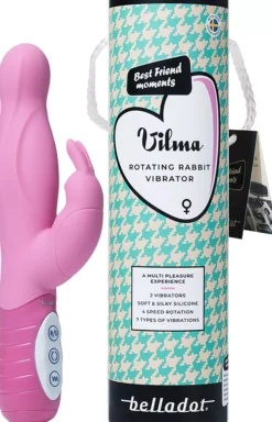 Belladot Vilma Rotating Rabbit Vibrator Pink