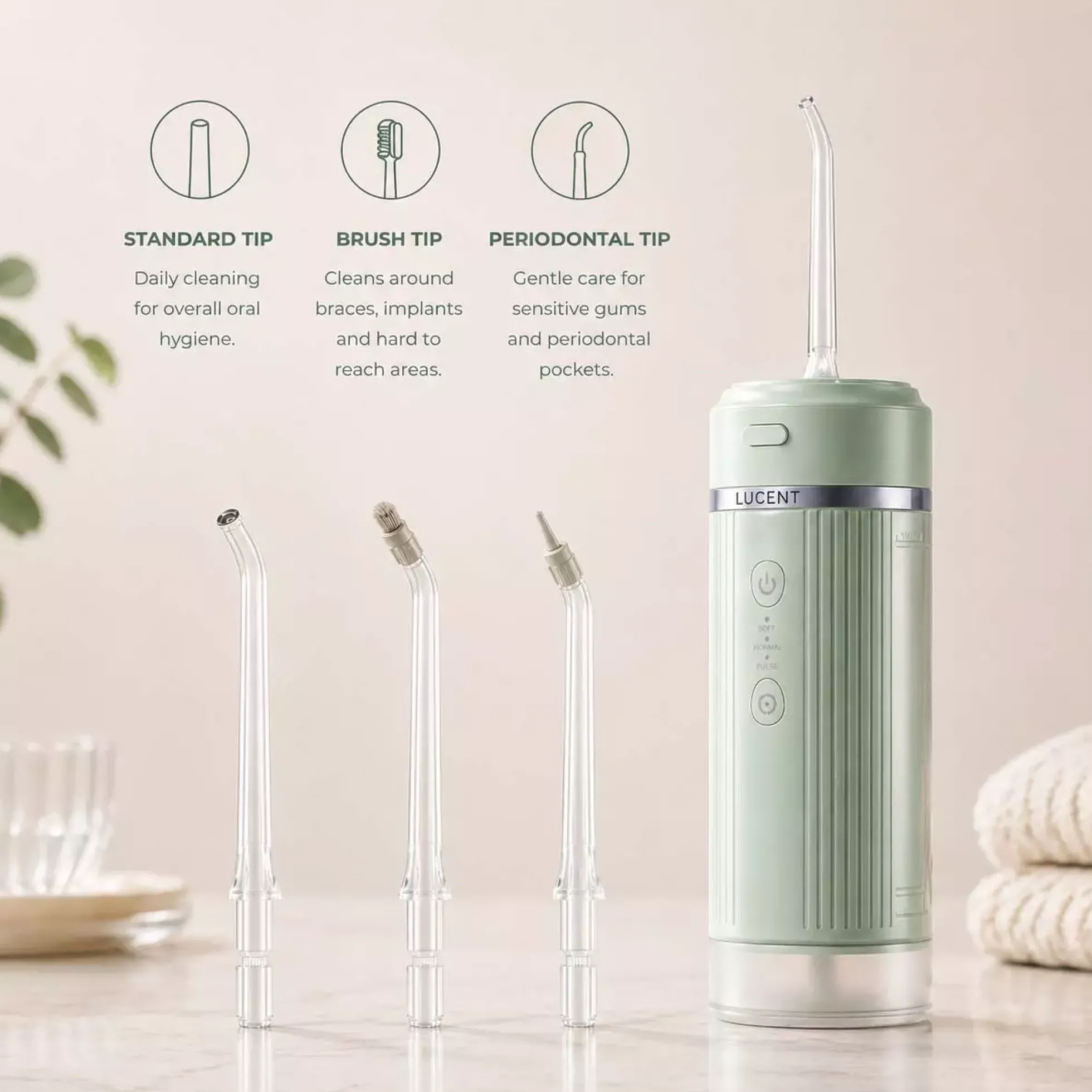 Be Lucent Pulse Water Flosser