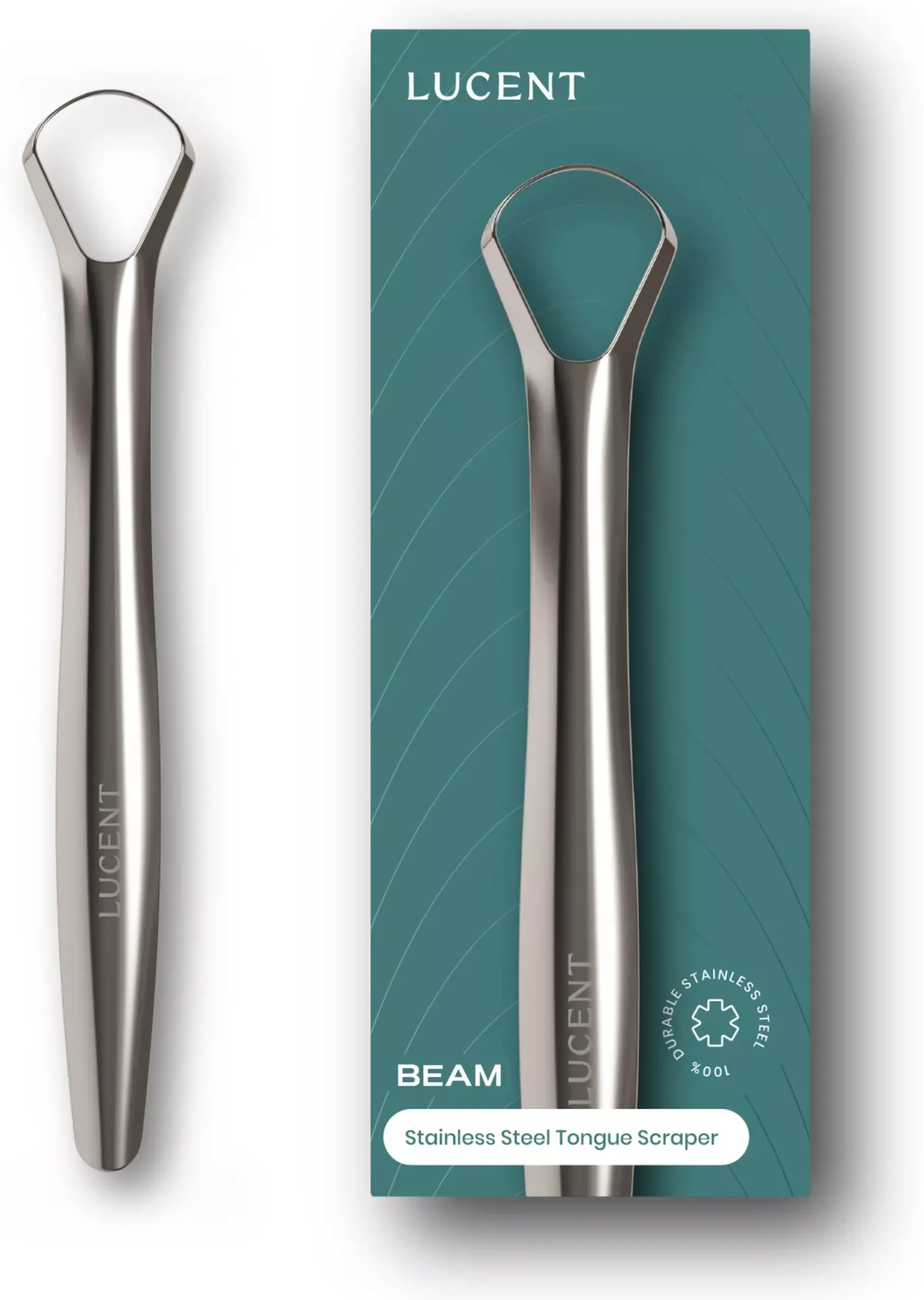 Be Lucent Stainless Steel Tongue Scraper