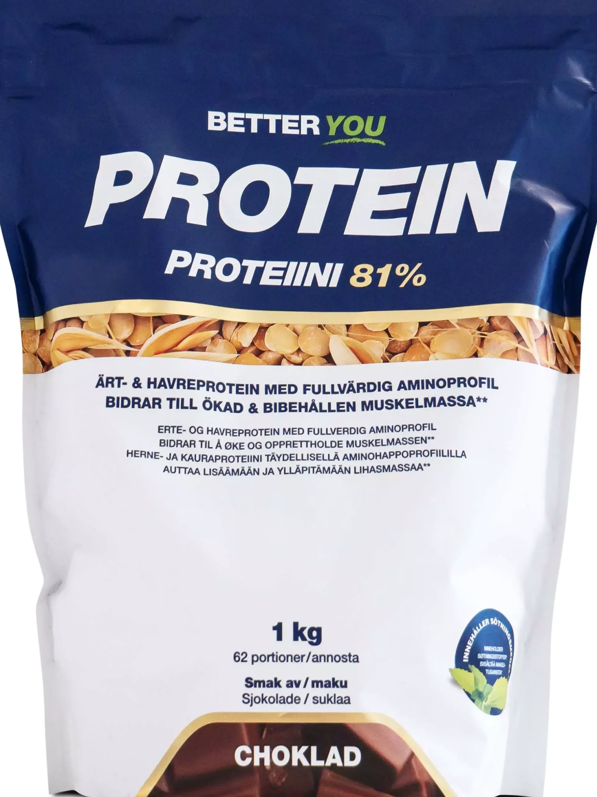 Better You Ärt och havreprotein Choklad 1000 g