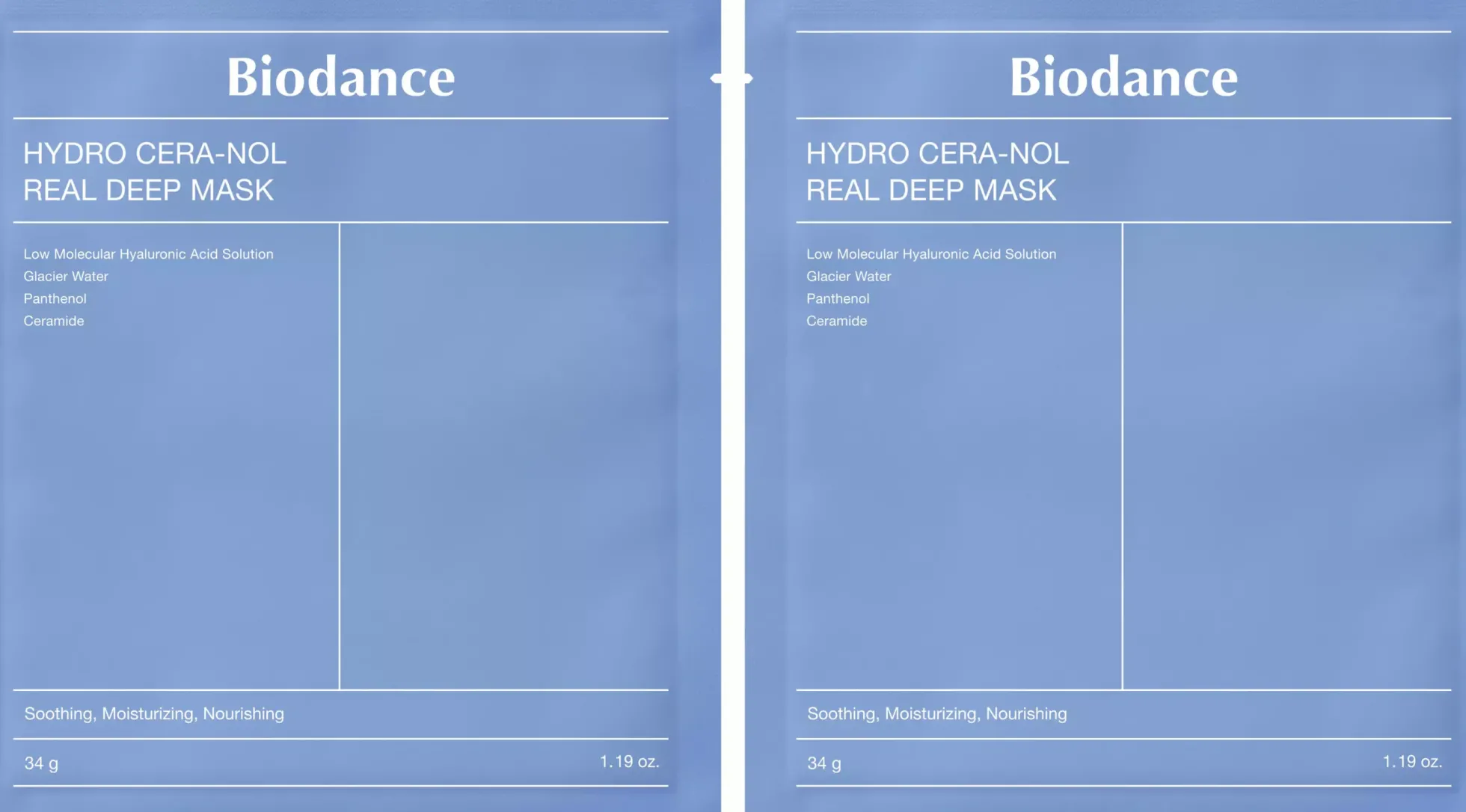Biodance Hydro Cera-nol Real Deep Mask 34 g x 2