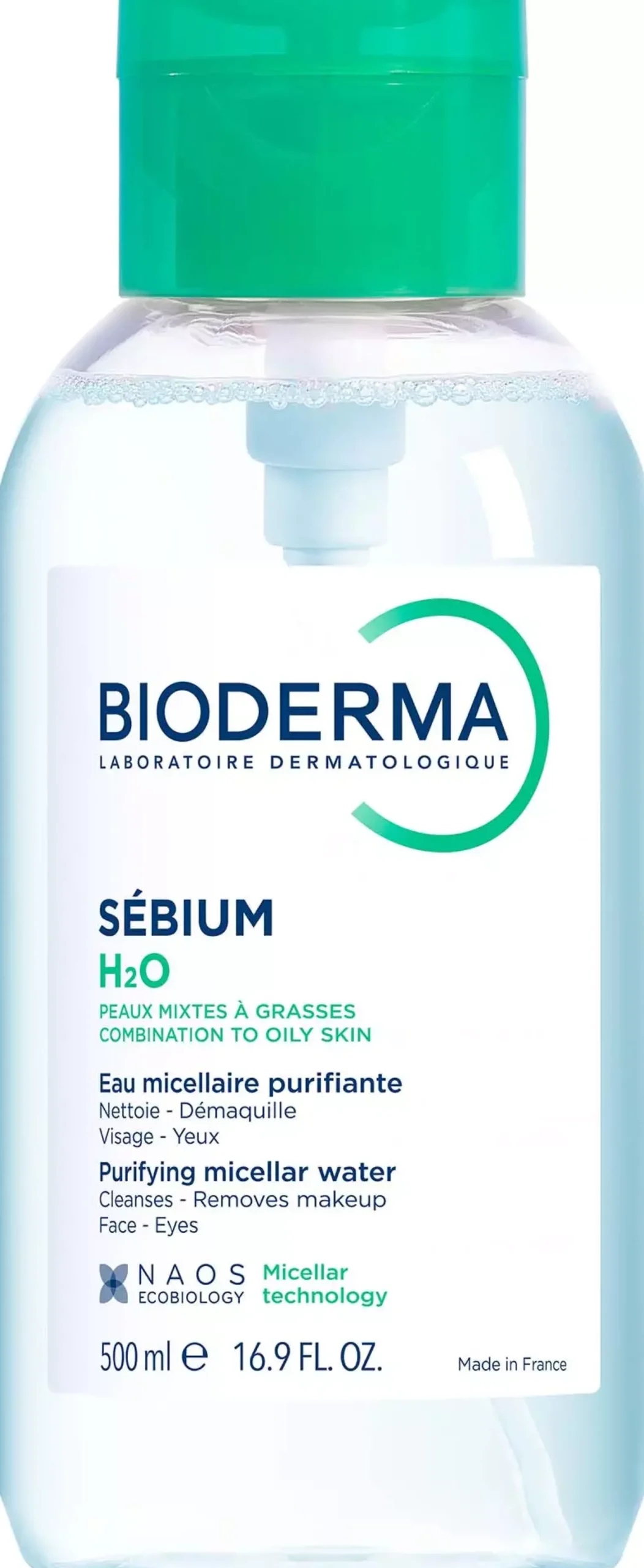 BiodermaSébium H2O With Pump 500 ml