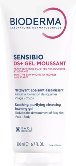 BiodermaSensibio DS+ Gel moussant 200 ml