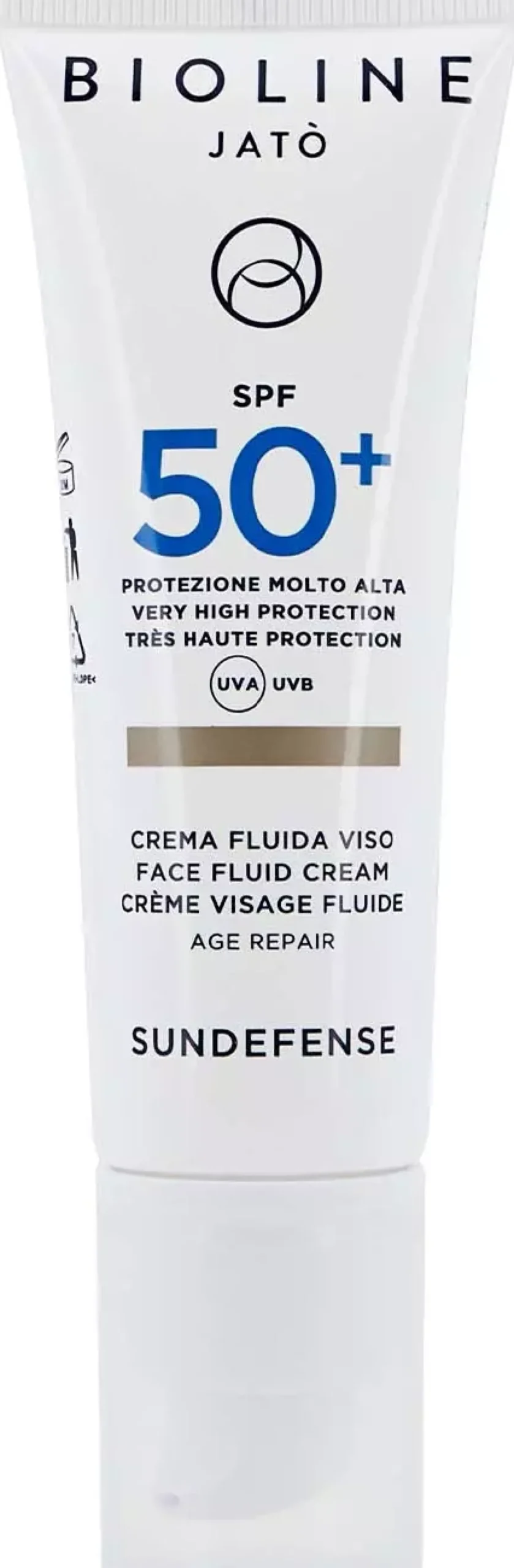 Bioline Jatò SPF 50+ Very High Protection Face Fluid Cream Age Repair 50 ml