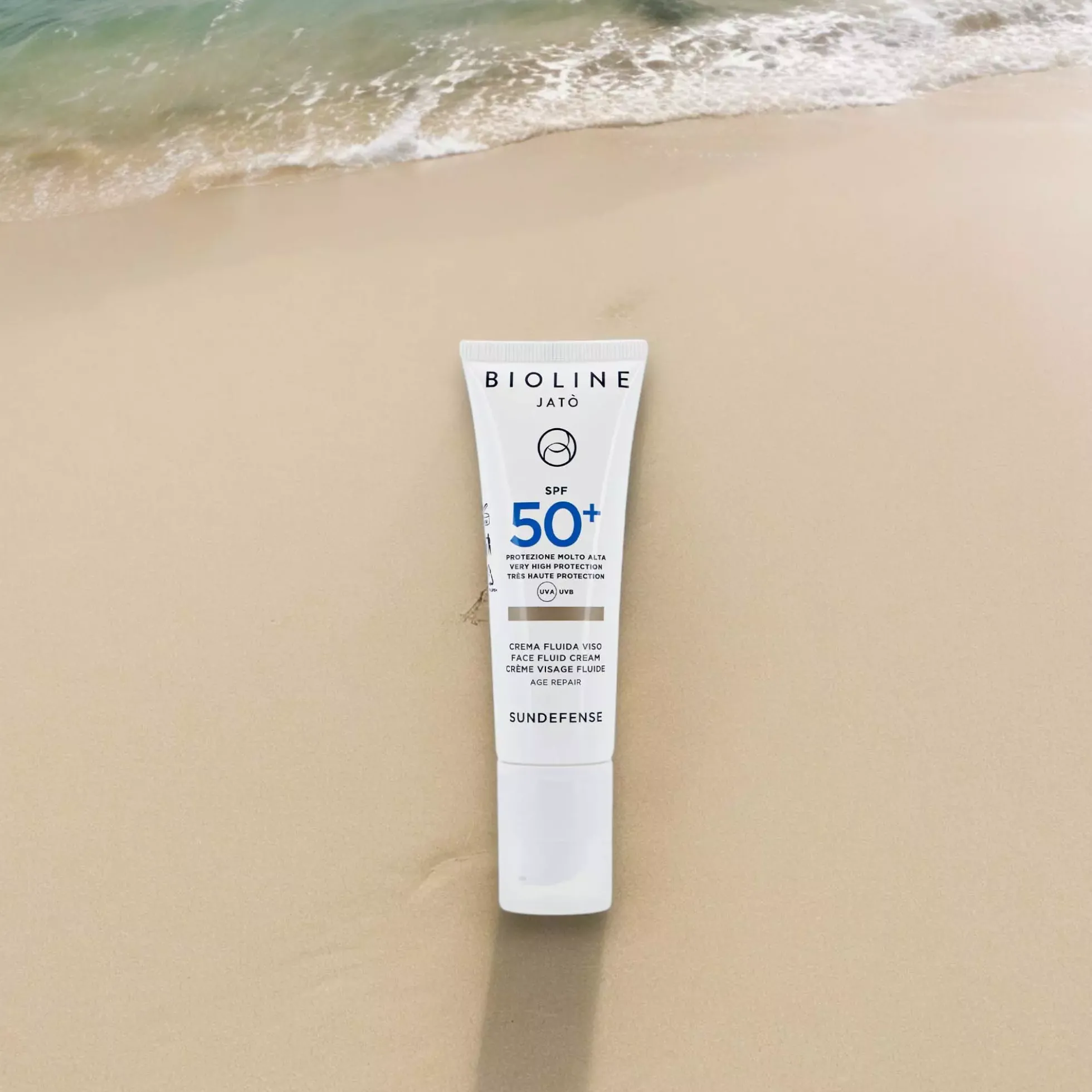 Bioline Jatò SPF 50+ Very High Protection Face Fluid Cream Age Repair 50 ml