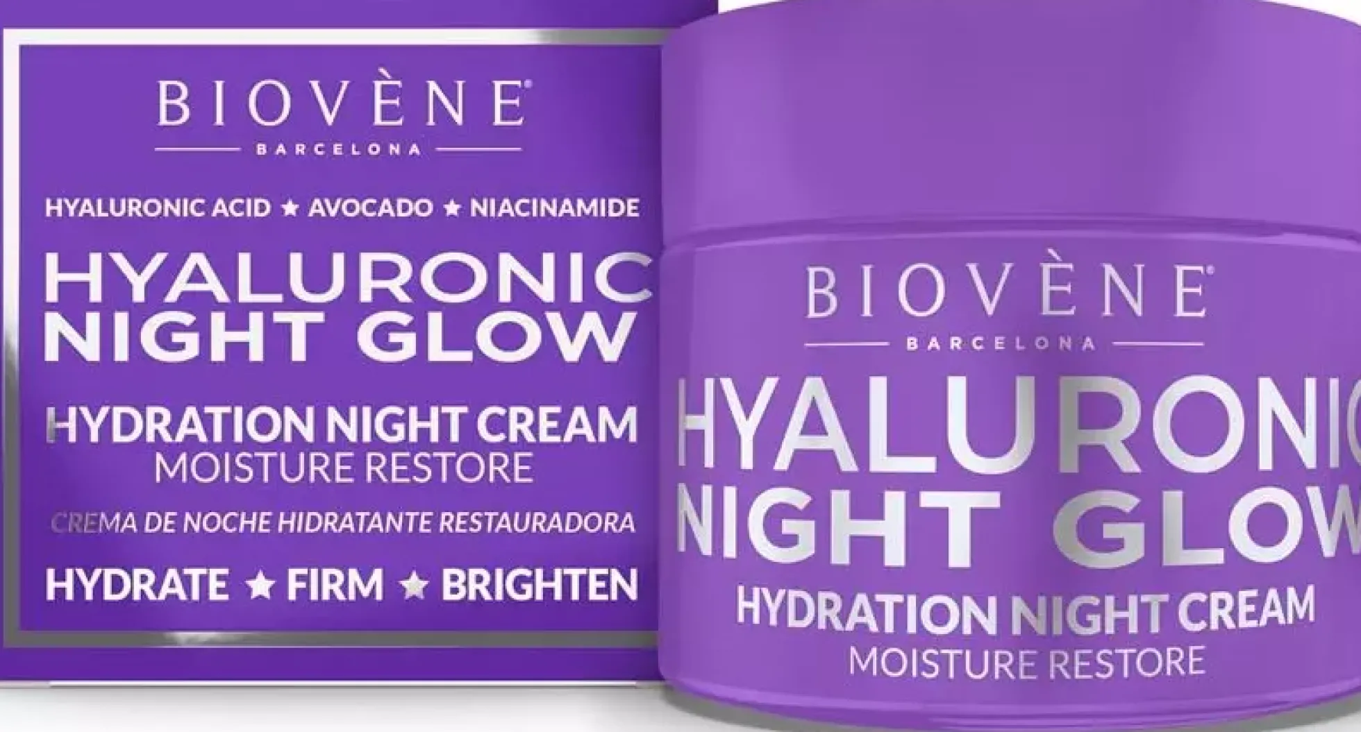 BiovèneStar Collection Hyaluronic Night Glow Restore Hydration Night Cream 50 ml