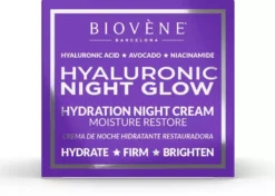 BiovèneStar Collection Hyaluronic Night Glow Restore Hydration Night Cream 50 ml