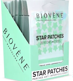 Biovène STAR PATCHES Green Pimple Patches - Anti-Blemish Stars, 28 patches 1,3 g