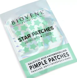 Biovène STAR PATCHES Green Pimple Patches - Anti-Blemish Stars, 28 patches 1,3 g