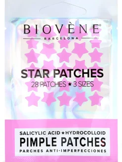 Biovène STAR PATCHES Pink Pimple Patches - Anti-Blemish Stars, 28 patches 1,3 g