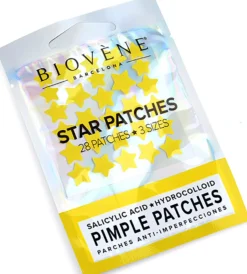 Biovène STAR PATCHES Yellow Pimple Patches - Anti-Blemish Stars, 28 patches 1,3 g