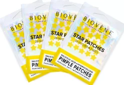 Biovène STAR PATCHES Yellow Pimple Patches - Anti-Blemish Stars, 28 patches 1,3 g