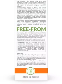 BiovèneThe conscious Lactic Acid Light Peeling Renewal Serum Organic Chamomile 30 ml