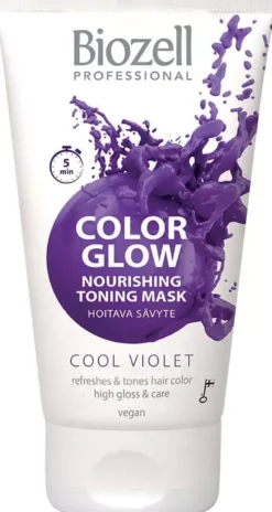 BiozellColor Glow Nourishing Toning Mask Cool Violet