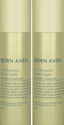 Björn Axén Dry Shampoo Green Apple Duo