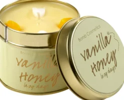 Bomb Cosmetics Tin Candle Vanilla Honey