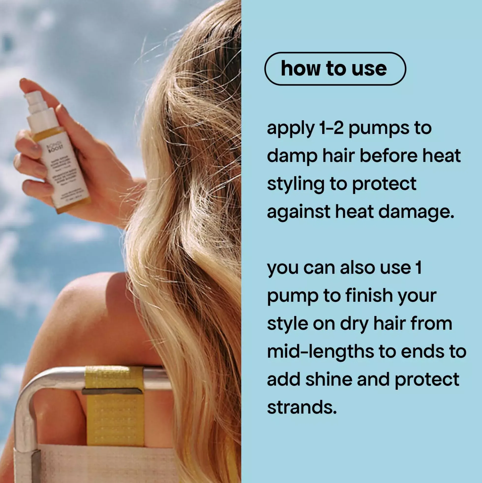 Bondi Boost Rapid Repair Finishing Oil For Dry/Damaged Hair 60 ml