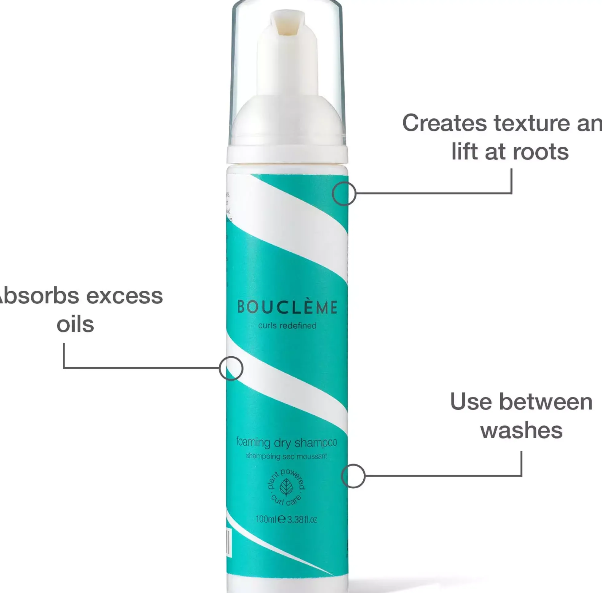 Bouclème Foam to Dry Shampoo 100 ml