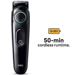 Braun Beard Trimmer Series 3 BT3421 Trimmer For Men With 58