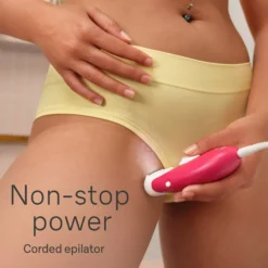 Braun Silk-épil 3 Corded Epilator For Hair Removal Weeks Of Smooth Skin 3-031 Pink