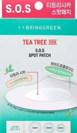 BRINGGREEN Teatree Cica SOS Spot Patch 100 st
