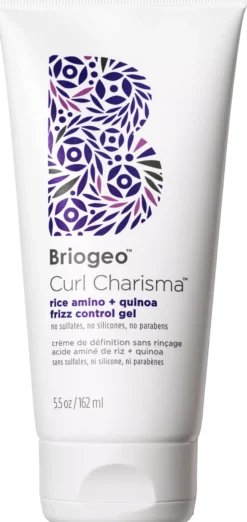 BriogeoCurl Charisma™ Rice Amino + Quinoa Frizz Control Gel