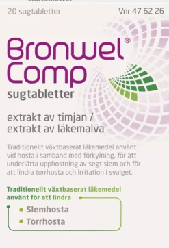 Bronwel Comp Sugtabletter 20 st