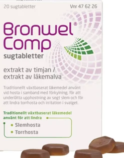 Bronwel Comp Sugtabletter 20 st